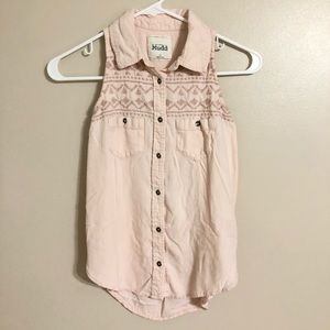 Mudd button up tank